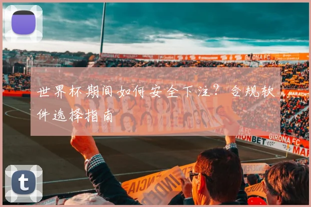 世界杯期间如何安全下注？合规软件选择指南